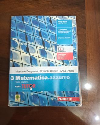 matematica azzurro 3 con tutor Zanichelli 
