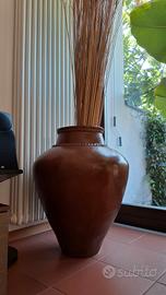 Grande vaso artigianale Altromercato in terracotta