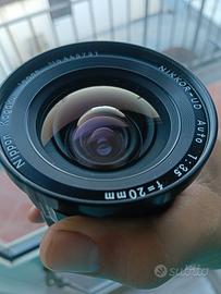 Nikon Nikkor UD 20 f3.5 pre-Ai + tappo originale 