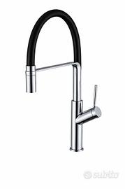 Rubinetto cucina nero estraibile moderno – miscela