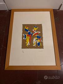 Luigi Montanarini. Serigrafia a colori.