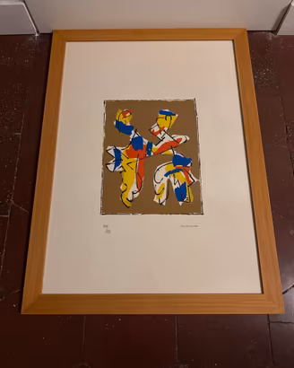 Luigi Montanarini. Serigrafia a colori.