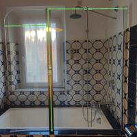 Vetro doccia per vasca da bagno