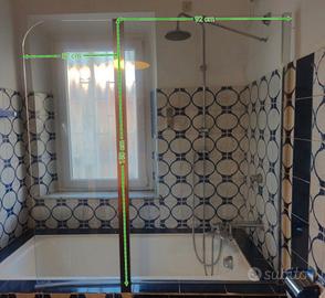 Vetro doccia per vasca da bagno