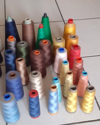 spolette di cotone colorate 