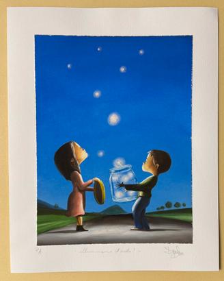 Quadro fine art giclèe D.Santini 40x50 illuminiamo