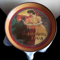 Vassoio in metallo rabarbaro zucca