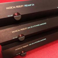 musical fidelity preamp 3a + finali ma50x classe A