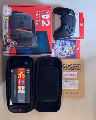 Nintendo Switch 2 + Pro Controller + 8 Giochi