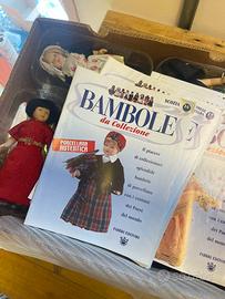 Collezione di bambole di porcellana mondo