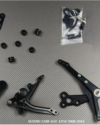 Pedane arretrate SUZUKI GSXF 650 / 1250 2008 2016