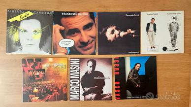 Stock lotto vinili lp italiani Vasco, de Andre...