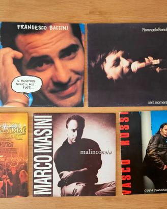 Stock lotto vinili lp italiani Vasco, de Andre...