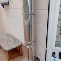 Canna fumaria in acciaio o per cappa 