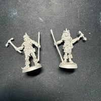 Ral partha character clerics with staffs