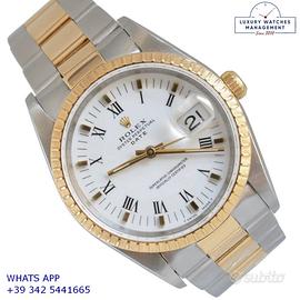 Rolex Oyster Perpetual Date 15223 white Full Set