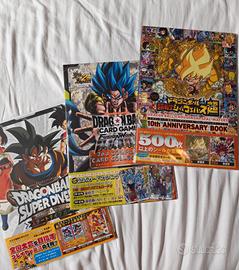 Dragon ball lotto riviste e carte promo 