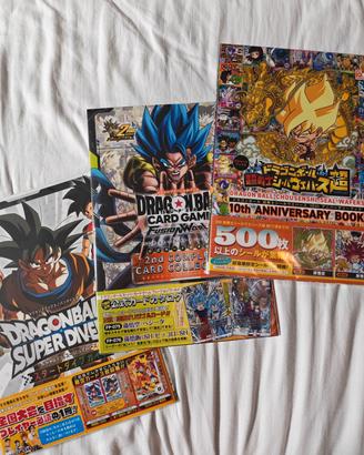 Dragon ball lotto riviste e carte promo 