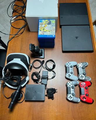Playstation 4, PS VR, PS Camera e accessori