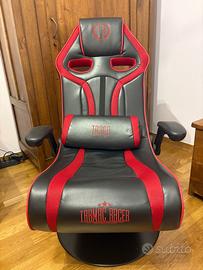 Poltrona gaming pro audio integrato
