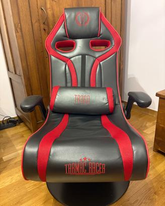 Poltrona gaming pro audio integrato