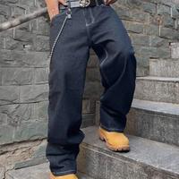 Jeans Blu Scuro M con disegni