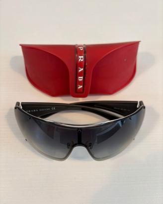 Occhiali da sole donna Prada usati argento