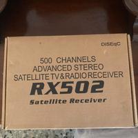 Ricevitore satellitare tv e ricevitore radio RX502