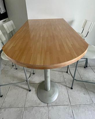Tavolo da cucina in legno con 4 sedie