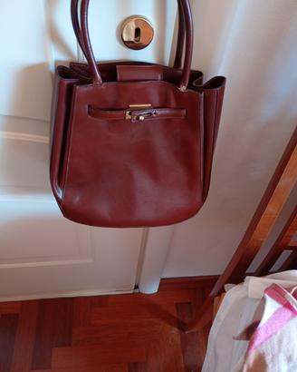 borsa marrone