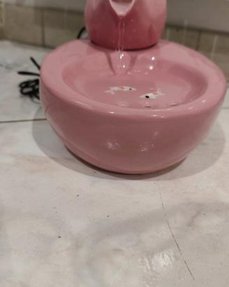 fontanella per gatti in ceramica 