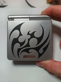 Nintendo game boy advance sp TRIBAL EDITION + game