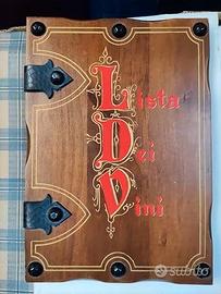 LISTA DEI VINI IN LEGNO - VINTAGE ANNI 70