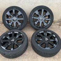 4 RUOTE CERCHI IN LEGA 17 COMPLETE CITROEN C3 2021