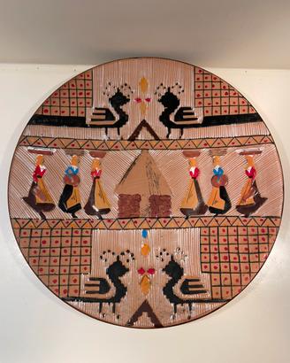 Piatto ceramica sarda Dorgali  Ciriaco Piras