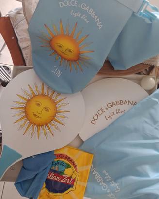 Dolce e Gabbana set spiaggia racchettoni  bag cusc