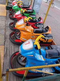 Pista moto elettriche a batteria ricaricabile.