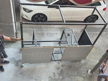 Carrello spighe e granite con apposita Brace