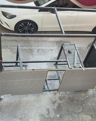 Carrello spighe e granite con apposita Brace