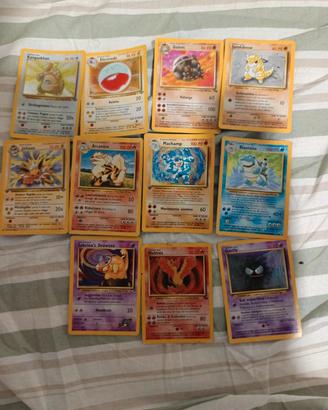 Carte Pokémon vintage in lingua italiana 