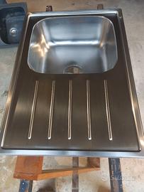 Lavandino in acciaio inox