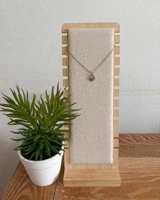 Cavigliera Oro con Cuore Brillantini - Nuova