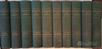 Enciclopedia Ragazzi Mondadori -10 Vol, (Anni '30)