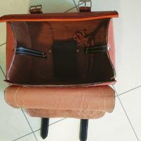 Bauletto in vera pella per vespa