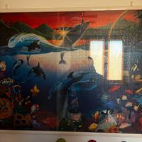 Cornice bianca con vetro