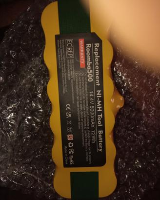 Batteria 14.4V 5000mAh NUOVA per iRobot Roomba 