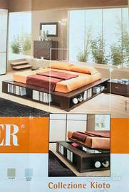 Letto contenitore (no materasso) + comodini