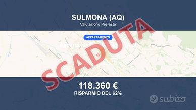 Immobile in asta di 477 m² con box auto a Sulmona
