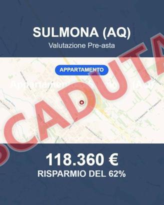 Immobile in asta di 477 m² con box auto a Sulmona