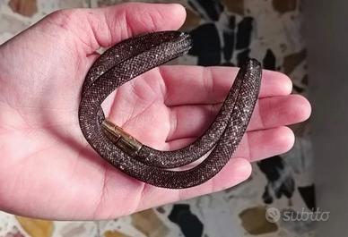 bracciale Swarovski Stardust Double Brown 